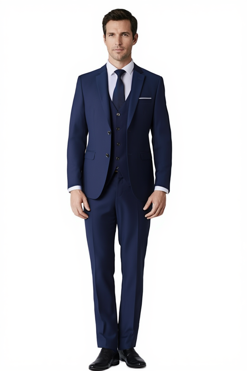 Élégance Masculine | Costume Trois Pièces avec Blazer Ajusté | Style Contemporain pour Cérémonies 5