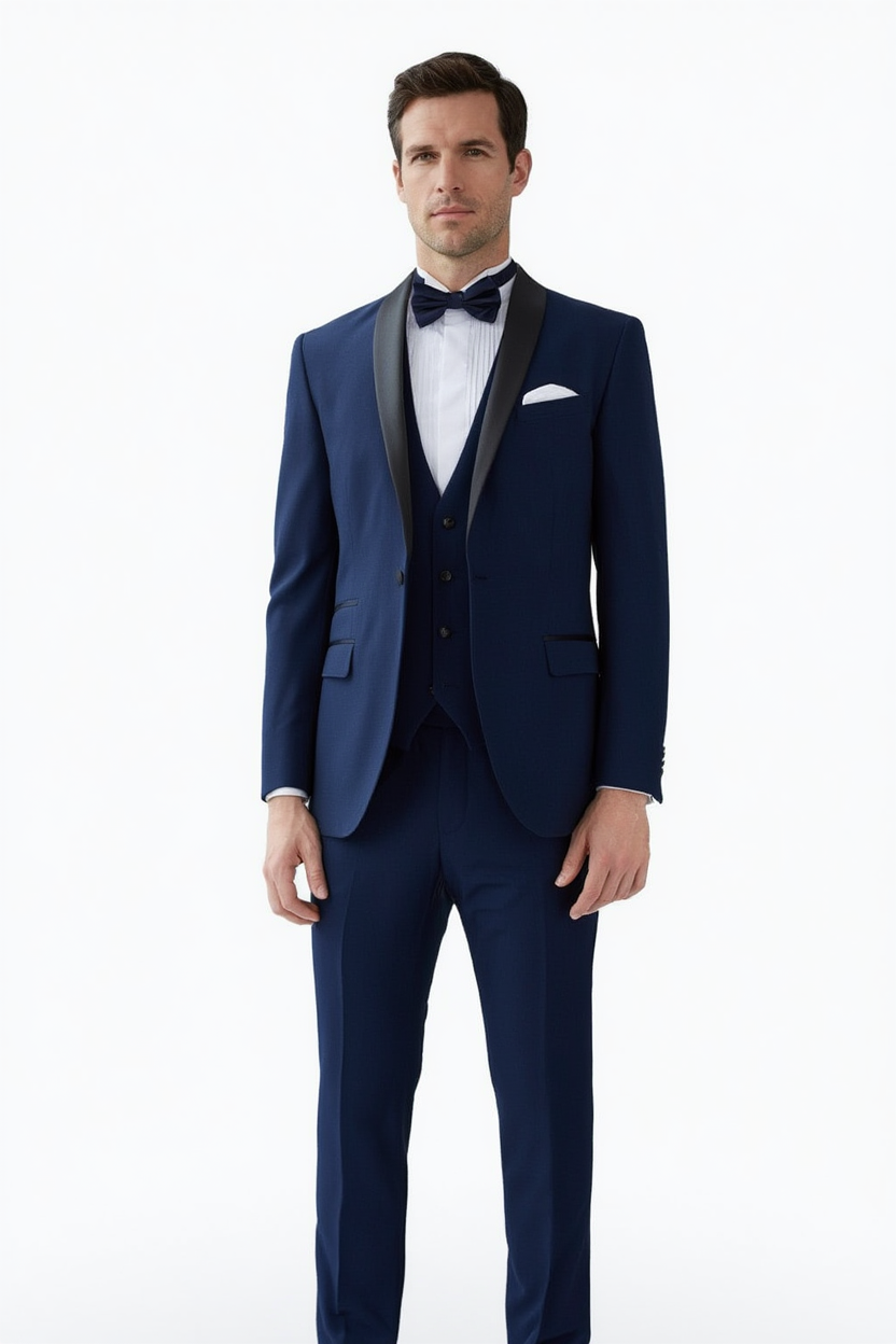 Costume Homme Mariage | Costume 3 Pièces Ajusté avec Blazer et Gilet | Élégance pour Cérémonies 4