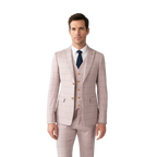 Costume Trois Pièces Classique à Carreaux pour Homme avec Coupe Slim Fit | Élégance Moderne pour Événements Formels 1