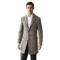 Manteau à Carreaux pour Homme avec Coupe Ajustée | Élégance et Confort pour Automne-Hiver 1