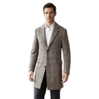 Manteau à Carreaux pour Homme avec Coupe Ajustée | Élégance et Confort pour Automne-Hiver 1