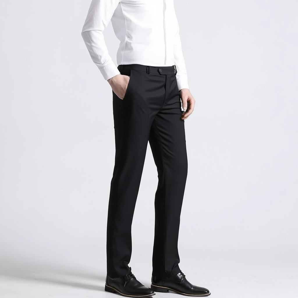 Pantalon Tailleur Homme Élastique avec Tissu Respirant | Confort Optimal pour Élégance au Bureau 14