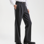 Pantalon Homme Slim Fit en Polyester avec Taille Haute | Élégance et Confort pour Quotidien 3