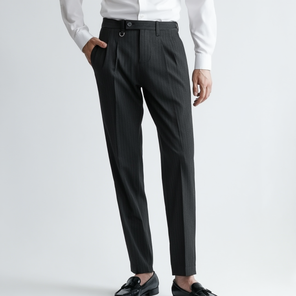 Pantalon Tailleur Femme Chic en Polyester avec Coupe Impeccable | Élégance et Confort au Travail 3