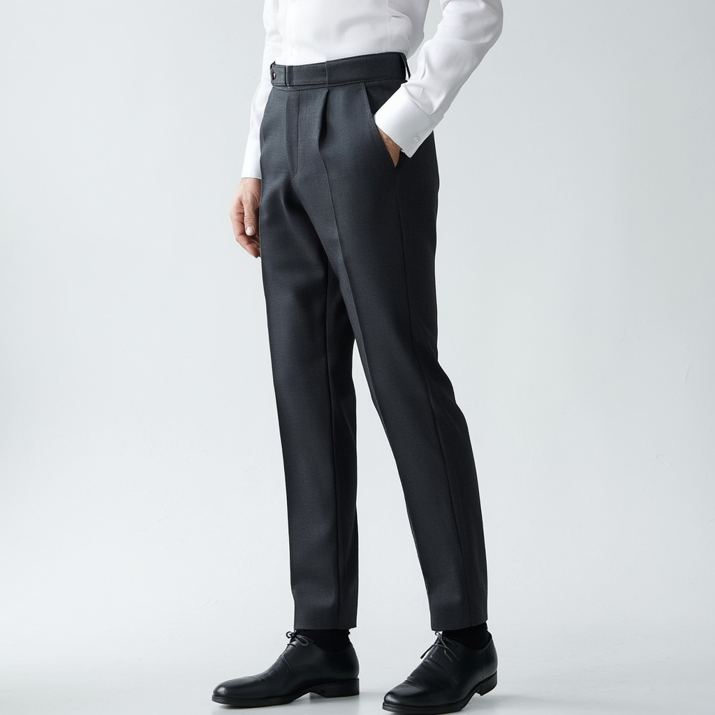 Pantalon Homme Slim Ajustable avec Taille Haute | Élégant et Confortable pour Toutes Occasions 3