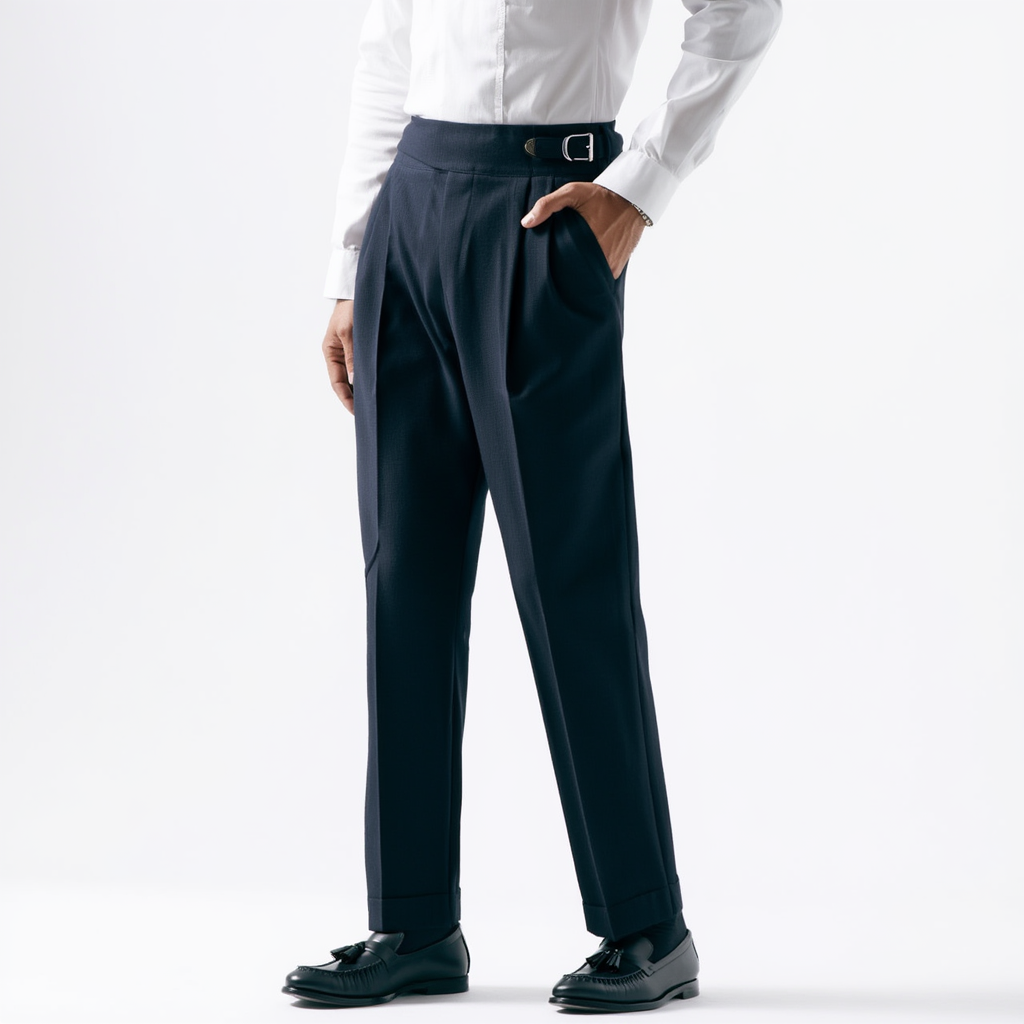 Pantalon Homme Slim en Polyester avec Coupe Moderne | Élégance et Confort au Quotidien 1