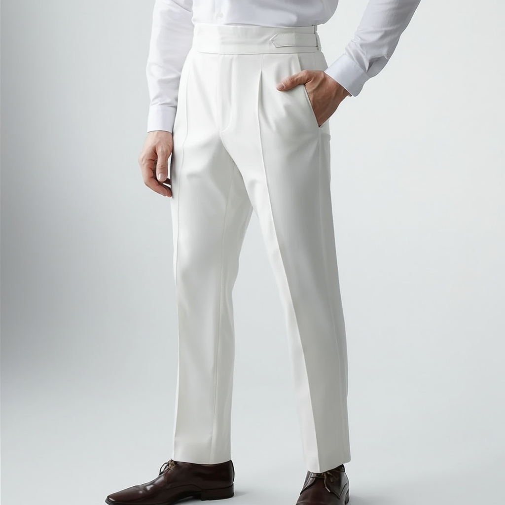 Pantalon Tailleur Homme | Polyester Premium Slim Fit avec Finition Impeccable | Élégance pour Occasions Formelles 2