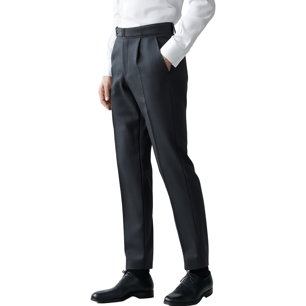 Pantalon Homme Slim Ajustable avec Taille Haute | Élégant et Confortable pour Toutes Occasions 5
