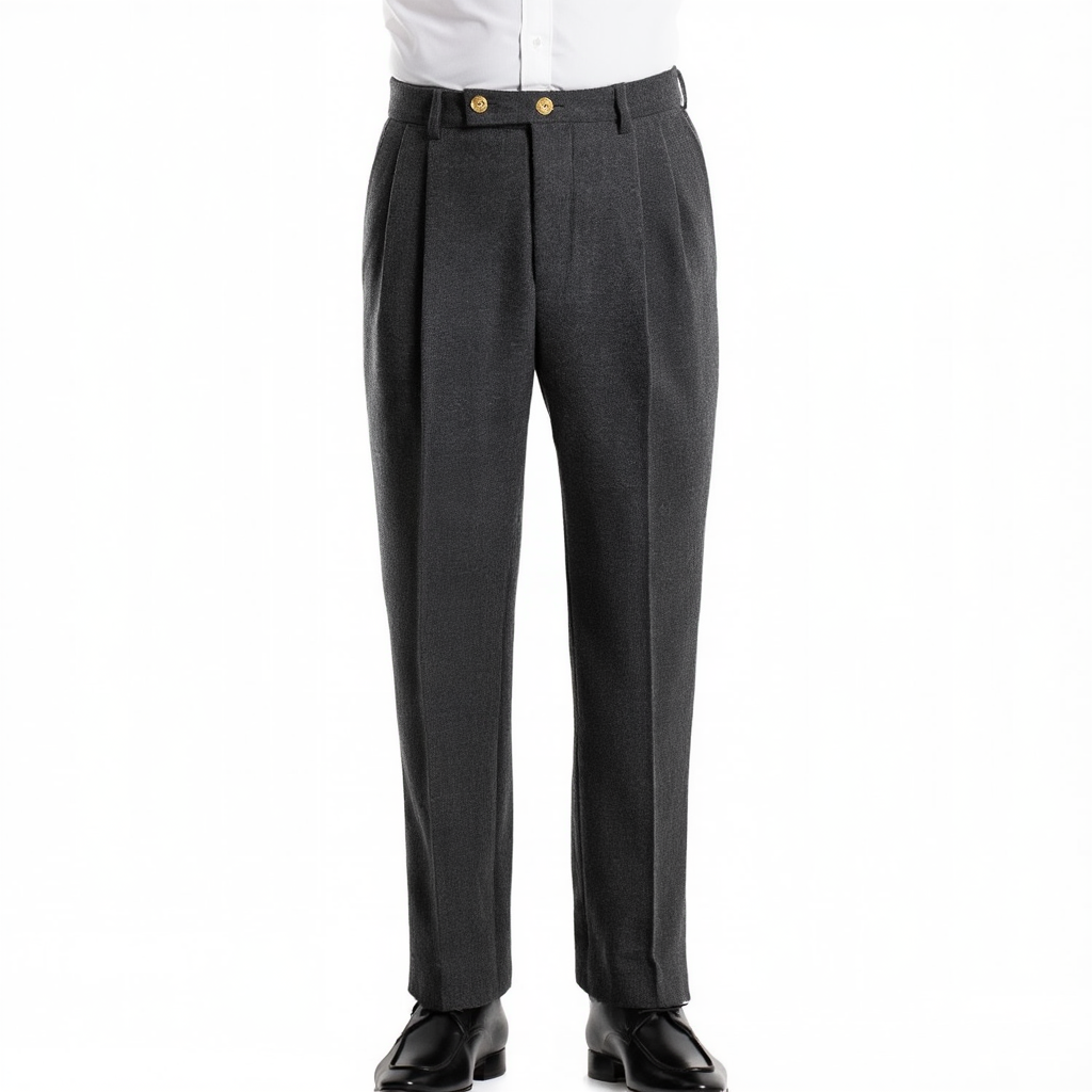 Pantalon Homme Slim Fit en Polyester avec Taille Haute | Élégance et Confort pour Quotidien 15
