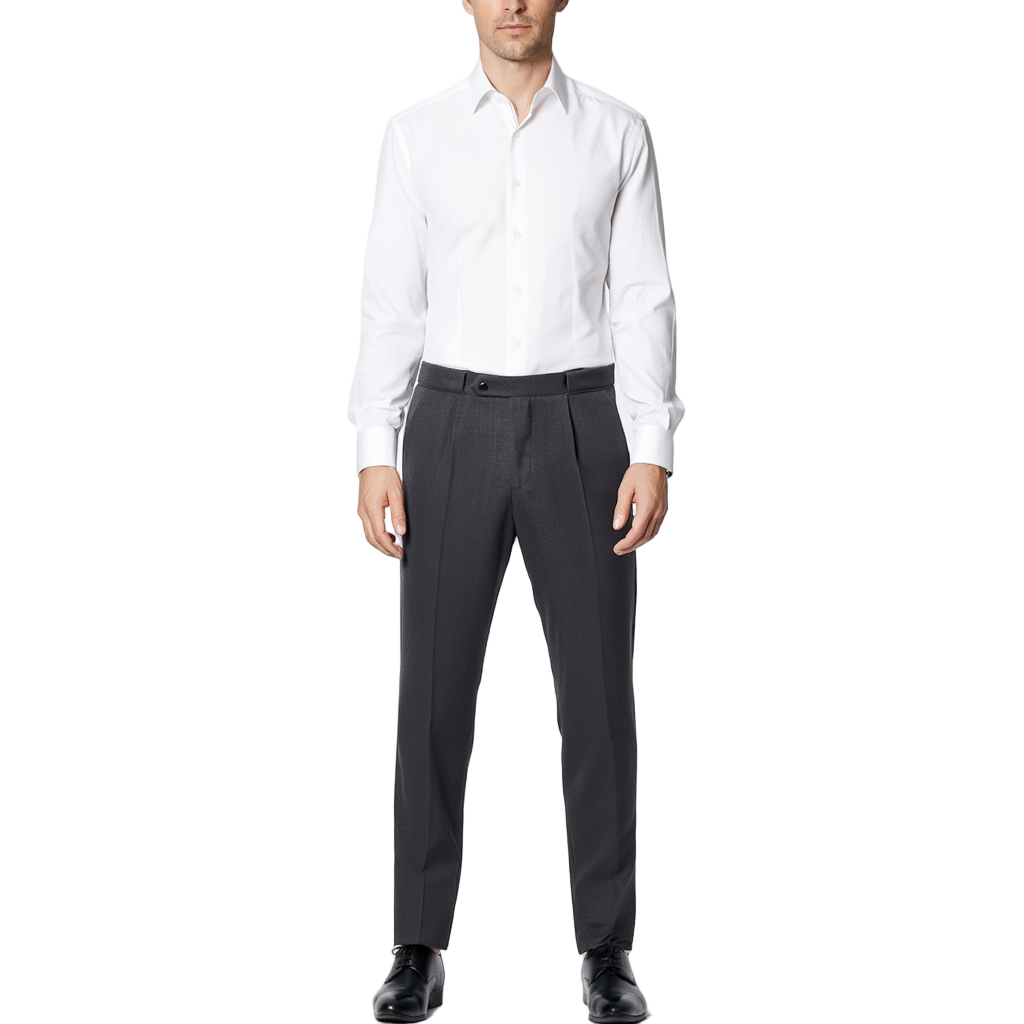 Pantalon Homme Slim Ajustable avec Taille Haute | Élégant et Confortable pour Toutes Occasions 15
