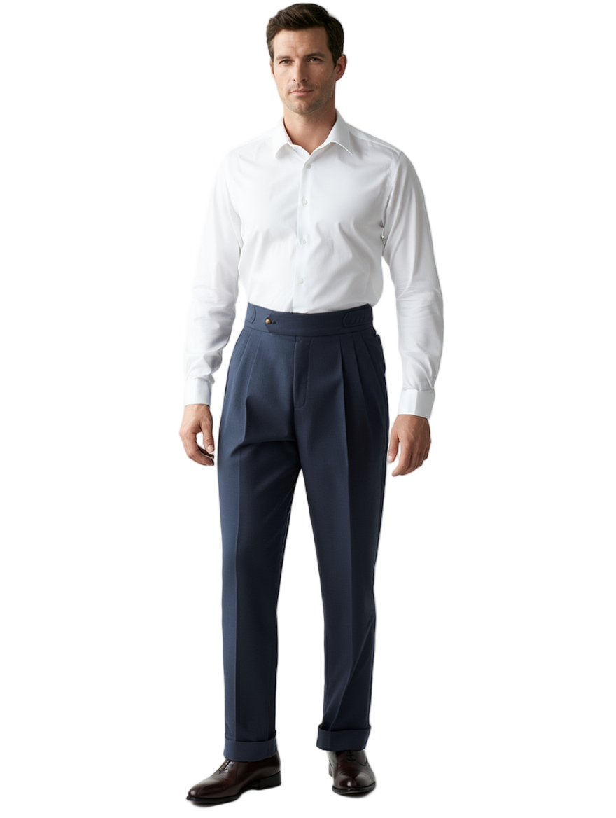 Toscana | Pantalon Slim en Coton et Lin avec Taille Haute | Élégance et Confort au Quotidien 1