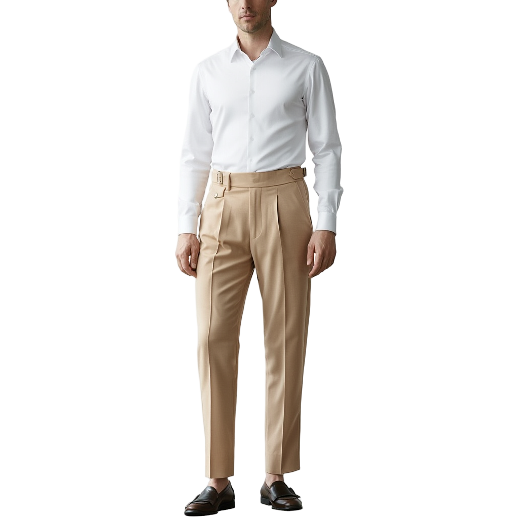 Pantalon Homme Slim Fit en Tissu Stretch | Confort Optimal pour le Bureau 1