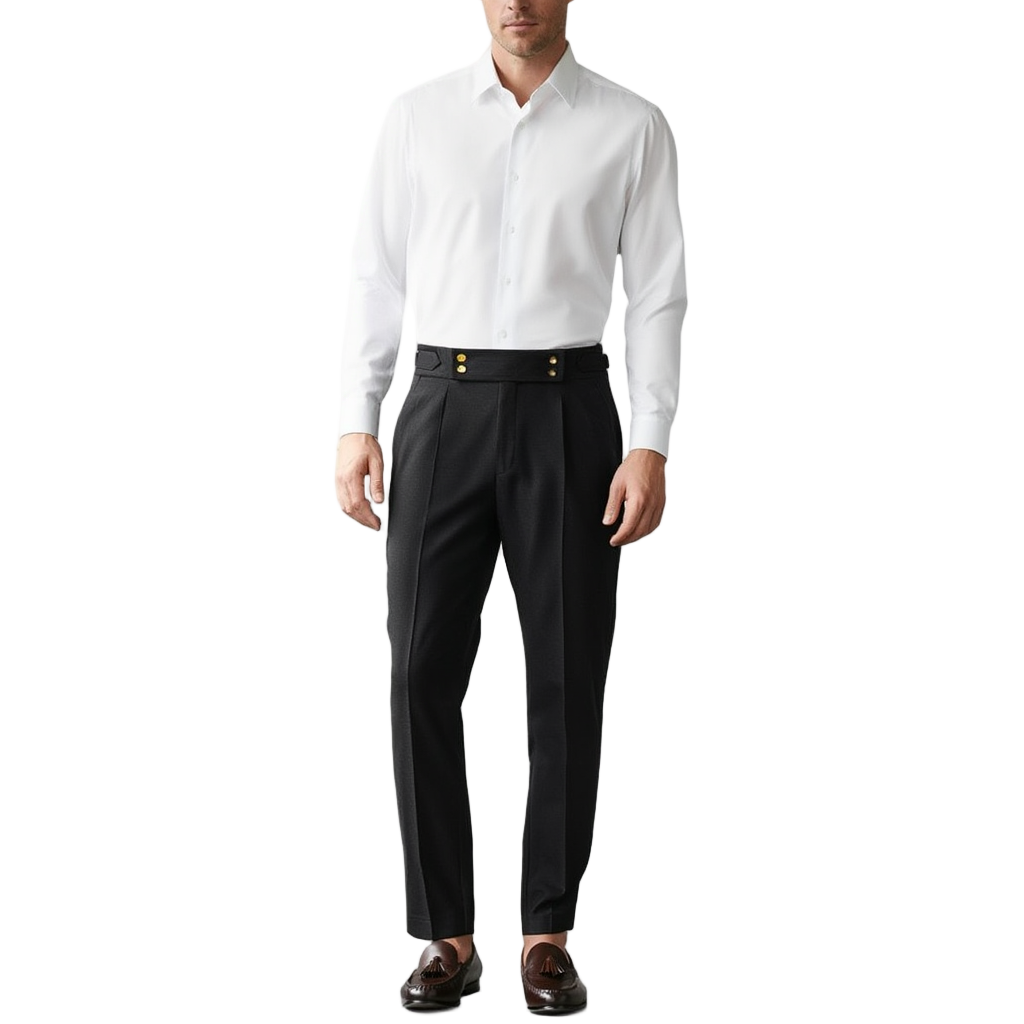 Élégance Classique | Pantalon Homme Côtelé avec Texture Distinctive | Confort Optimal pour Tenue Professionnelle 1