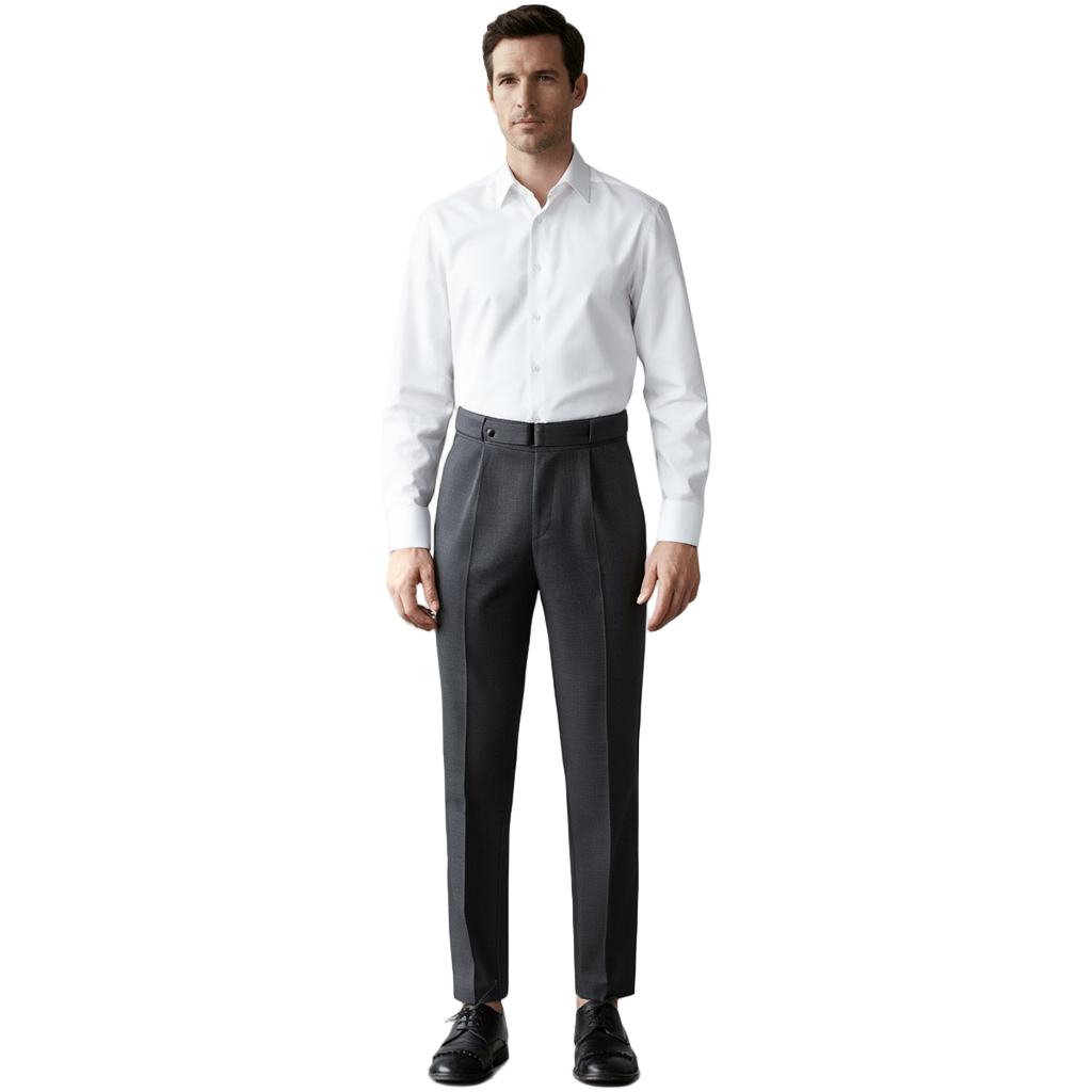 Pantalon Homme Slim Ajustable avec Taille Haute | Élégant et Confortable pour Toutes Occasions 1
