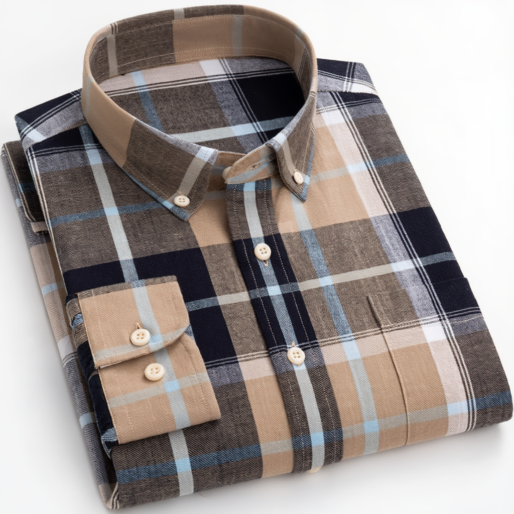 Carreaux Couture Homme Chemise Habillée | Coton a Carreaux