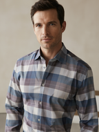 Chemise Oxford Homme Carreaux Sophistiquée