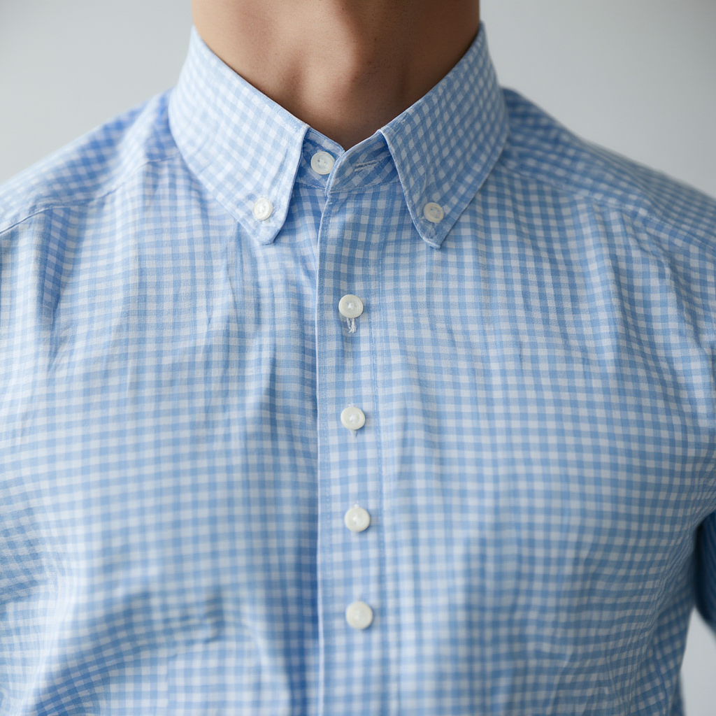 Chemise Carreaux Habillée Oxford Homme | Coton Oxford