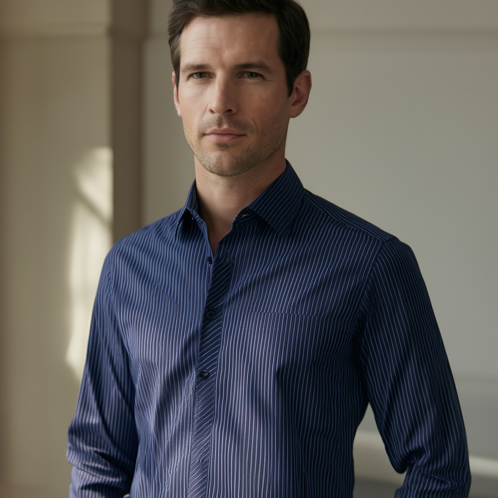 Chemise Habillée Rayée Premium