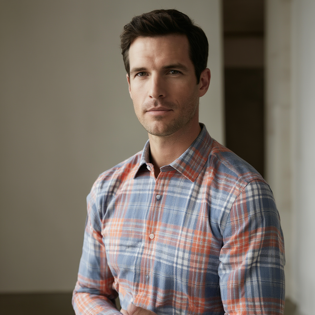 Chemise Flanelle À Carreaux Pour Homme