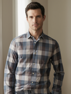 Chemise Oxford Homme Carreaux Sophistiquée