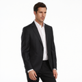 Élégance Pro | Veste Slim Homme en Tissu Premium avec Finition Impeccable | Polyvalente pour Toutes Occasions 3