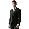 NexusCarreaux | Costume 3 Pièces à Carreaux avec Coupe Slim Fit | Élégance pour Événements Formels 1