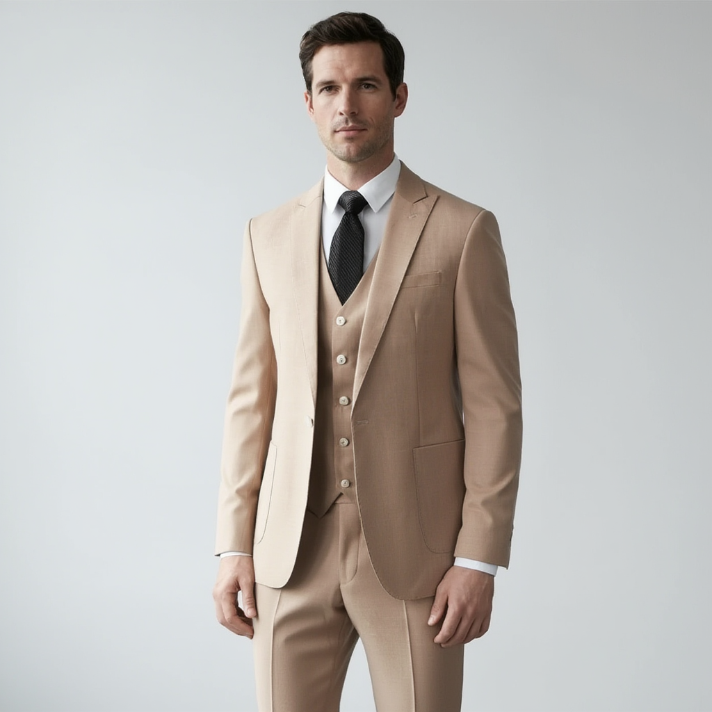 Élite | Costume Homme Mariage 3 Pièces Slim Fit avec Finitions Impeccables | Élégance pour Occasions Formelles 4
