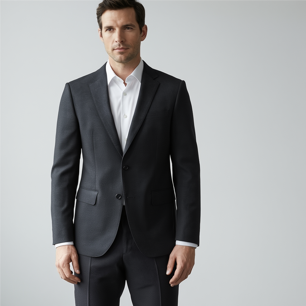 Élégance Pro | Veste Slim Homme en Tissu Premium avec Finition Impeccable | Polyvalente pour Toutes Occasions 4