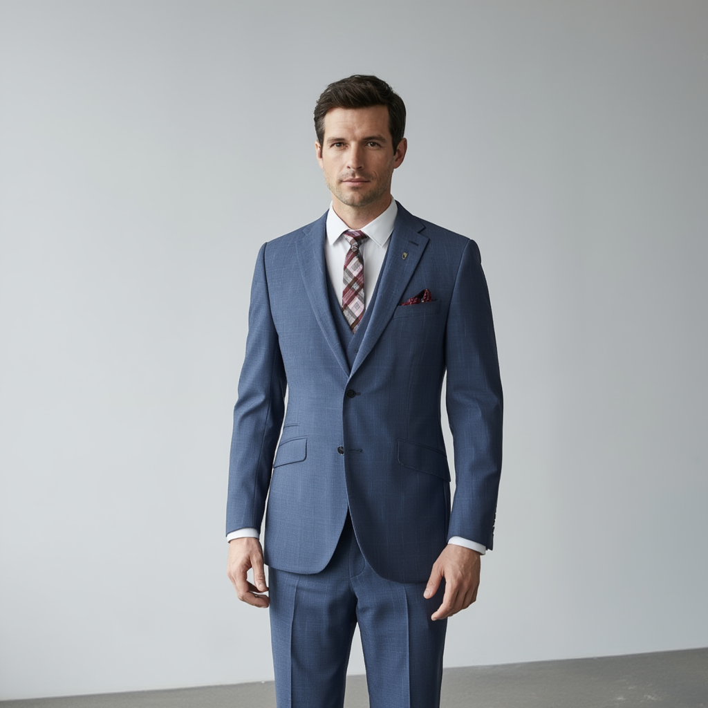 Prestige Couture | Costume Homme 3 Pièces Élégant avec Finitions Soignées | Confort Optimal pour Mariage 2