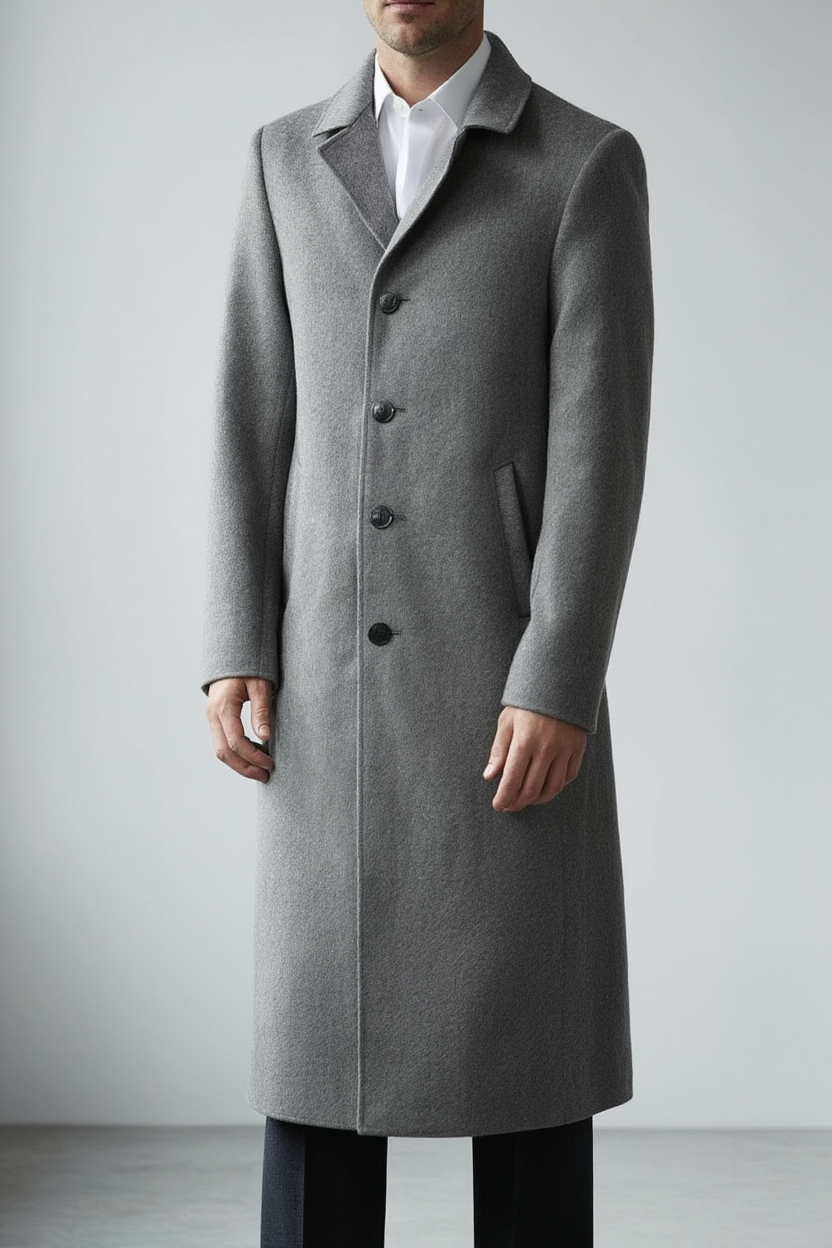 Manteau Long Femme Noir avec Élégance Classique | Style Sophistiqué pour Toutes Occasions 3
