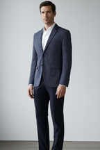 Veste de Costume Moderne pour Homme avec Silhouette Structurée | Élégance et Confort pour Mi-Saison 3