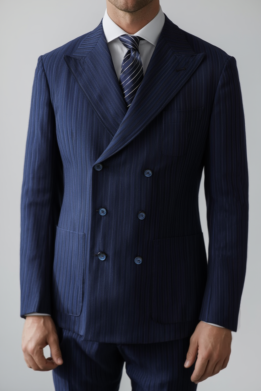 Élégance Intemporelle | Costume Trois Pièces Chic en Tweed pour Mariage 4