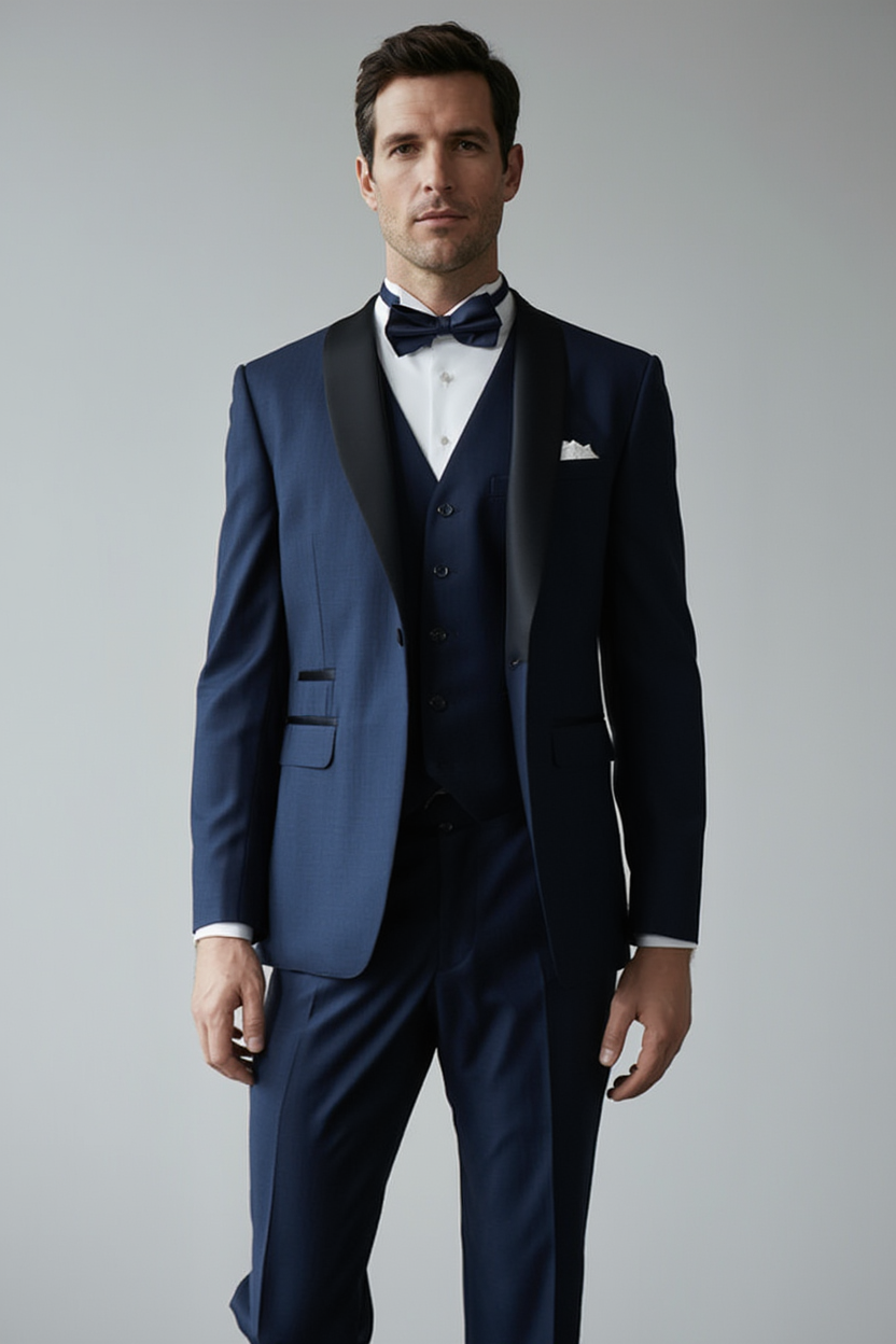 Costume Homme Mariage | Costume 3 Pièces Ajusté avec Blazer et Gilet | Élégance pour Cérémonies 3