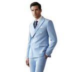 Costume Homme Classique avec Design Croisé Élégant | Parfait pour Mariage et Événements Formels 8