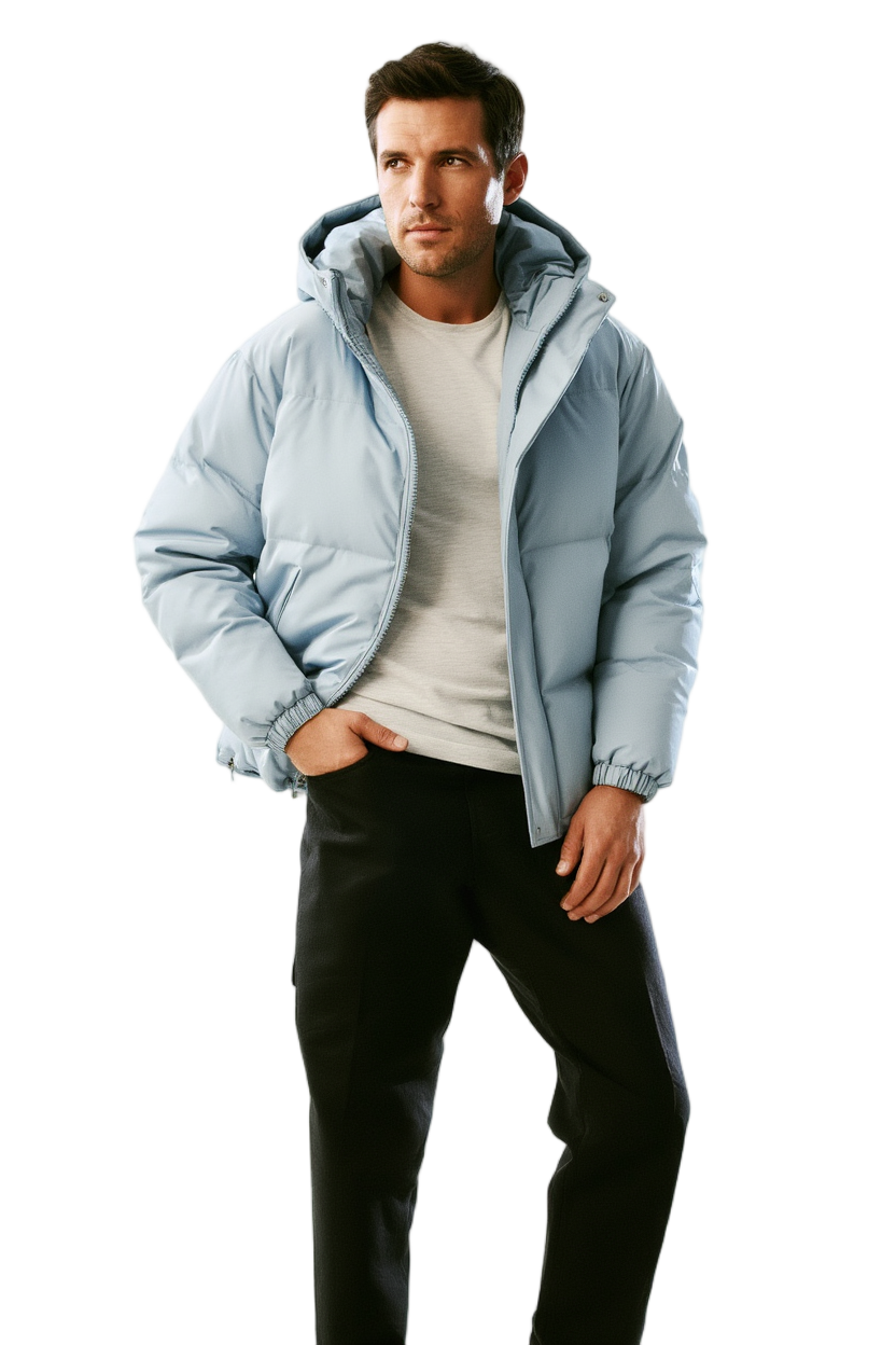 DoudouX | Doudoune Homme Longue avec Capuche Enveloppante | Isolation Optimale pour Hiver 1