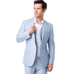 Costume 3 Pièces Homme Slim Fit en Polyester avec Finitions Impeccables | Élégance Polyvalente 1