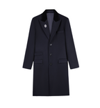 Manteau Élégant en Laine avec Col en Velours pour Automne-Hiver - Style Sophistiqué 7