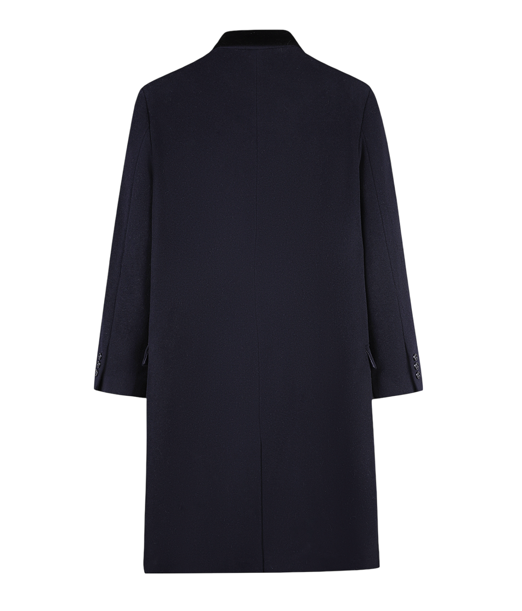 Manteau Élégant en Laine avec Col en Velours pour Automne-Hiver - Style Sophistiqué 10