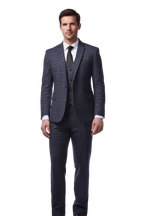 Costume Shelby | Costume Trois Pièces en Tweed Mélangé avec Blazer et Gilet | Élégance Moderne pour Toutes les Occasions 1