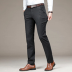 Élégance Classique | Pantalon Habillé Rayé pour Homme avec Coupe Moderne | Confort Optimal pour Occasions Formelles 11