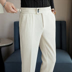 Élégance Classique | Pantalon Homme Côtelé avec Texture Distinctive | Confort Optimal pour Tenue Professionnelle 10