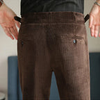 Élégance Classique | Pantalon Homme Côtelé avec Texture Distinctive | Confort Optimal pour Tenue Professionnelle 12