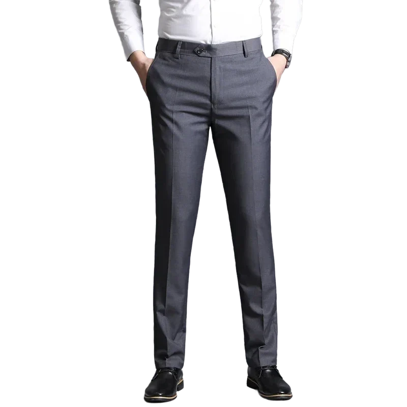 Pantalon Tailleur Homme Élastique avec Tissu Respirant | Confort Optimal pour Élégance au Bureau 1