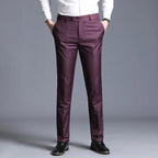 Pantalon Tailleur Homme Élastique avec Tissu Respirant | Confort Optimal pour Élégance au Bureau 12
