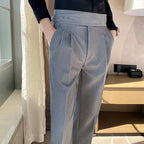 Pantalon Homme Slim Ajustable avec Taille Haute | Élégant et Confortable pour Toutes Occasions 12