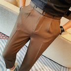 Pantalon Homme Slim en Polyester avec Coupe Moderne | Élégance et Confort au Quotidien 10