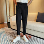 Pantalon Homme Slim en Polyester avec Coupe Moderne | Élégance et Confort au Quotidien 12