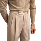 Pantalon Homme Slim Fit en Polyester avec Taille Haute | Élégance et Confort pour Quotidien 8