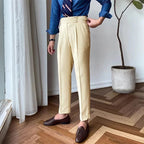 Pantalon Tailleur Femme Chic en Polyester Premium avec Ajustement Latéral | Élégance et Confort 10