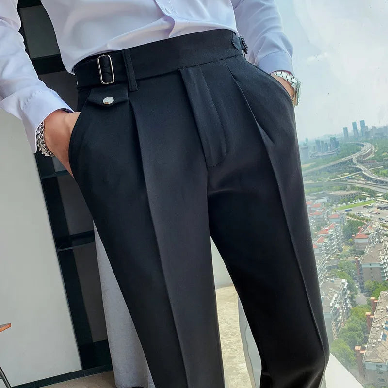 Pantalon Homme Slim Fit en Tissu Stretch | Confort Optimal pour le Bureau 6